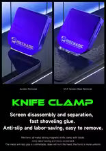 MECHANIC Mag Pro All Metal Magnetic Knife Clamp for Phones Screen Removal Leather Cutting Film Scraping Glue Removal Repair Tool