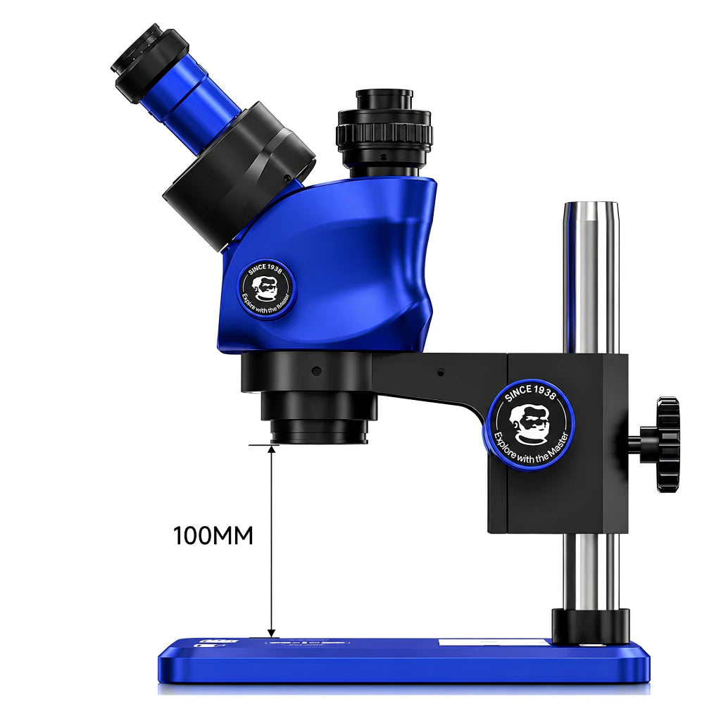 Mechanic 6558 Elite-B11 6.5X-58X Industrial Trinocular Stereo Microscope