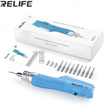 Relife E2 Multi-speed Adjustable Torque Electric Screwdriver Set