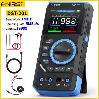 Fnirsi Dst-201 Handheld 3-in-1 Multimeter Oscilloscope Signal Generator