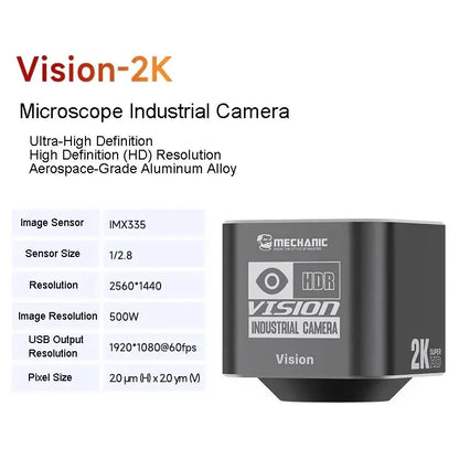 Mechanic Vision Microscope Camera 2K Super HD