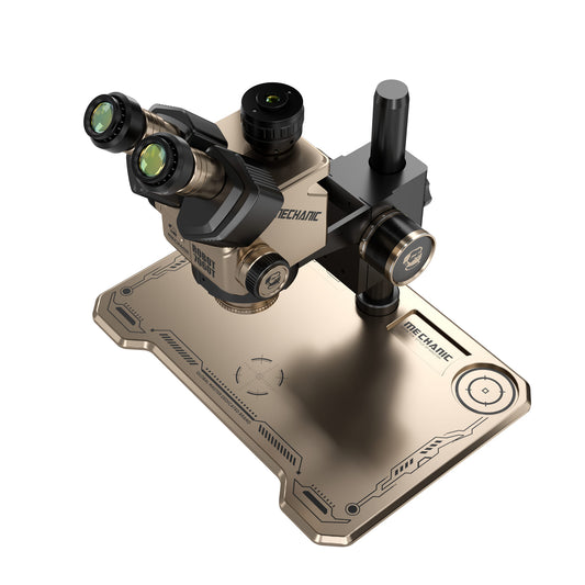 Mechanic Robot 7060T-TG 60X Trinocular Microscope  6.5-60X Zoom