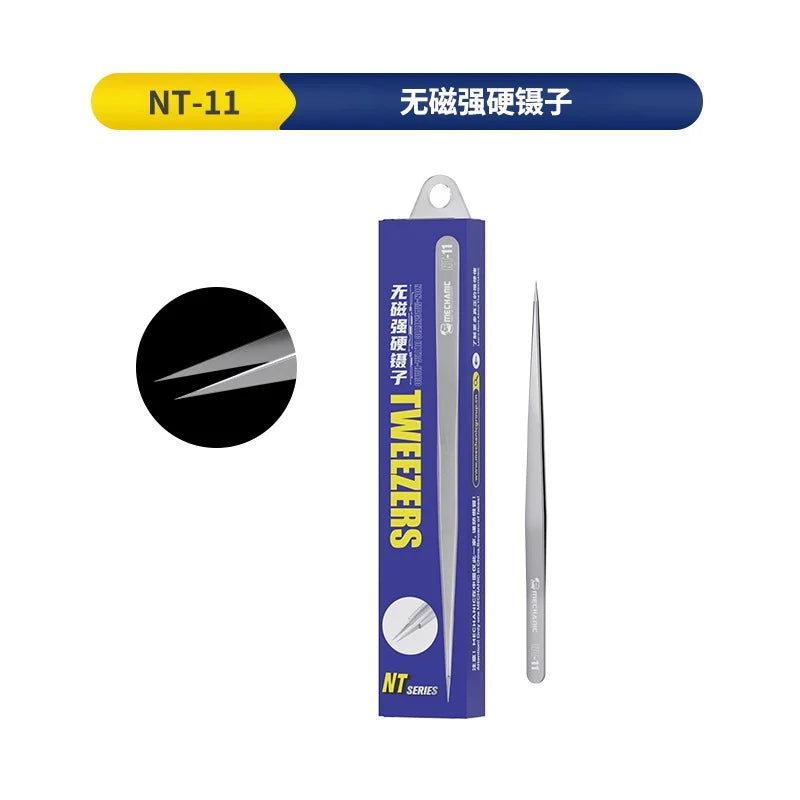 Mechanic NT Series Non-Magnetic Ultra-Hard Professional Repair Tweezers