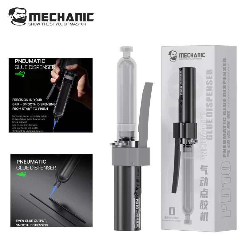 Mechanic PD10 Pneumatic Glue Dispenser for UV Adhesive / Solder Paste / Bracket Adhesive