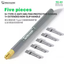 MECHANIC TC-51 Phones Tail Plug Anti Melting Protective Cover Kirin Armor Disassembly Welding No Deformation Disassembly Tool