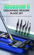 MECHANIC Assasin 5 Blade Set BGA Maintenance Knife For iPhone CPU CHIP IC Remove Glue Disassemble Rework Blade Knife Tools Kit