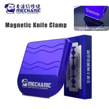 MECHANIC Mag Pro All Metal Magnetic Knife Clamp for Phones Screen Removal Leather Cutting Film Scraping Glue Removal Repair Tool