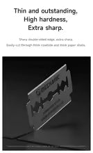 MECHANIC Mag-10 Magnetic Blade Holder Stainless Double Sided Blades for Phone Screen Frame Glue Removal LCD Repair Tool Kit