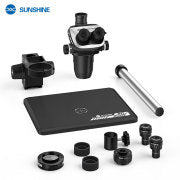 SUNSHINE 71 Ultra-B11 microscope parts PL10X eyepieces 0.5X CTV adapter and mounting hardware