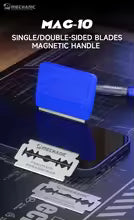 MECHANIC Mag-10 Magnetic Blade Holder Stainless Double Sided Blades for Phone Screen Frame Glue Removal LCD Repair Tool Kit