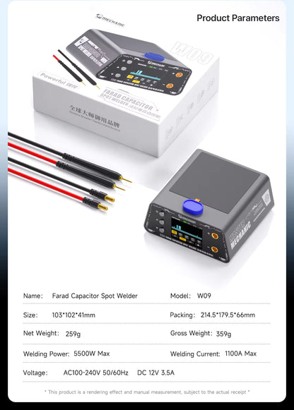Mechanic W09 Spot Welder Farad Capacitor Spot Welding Machine