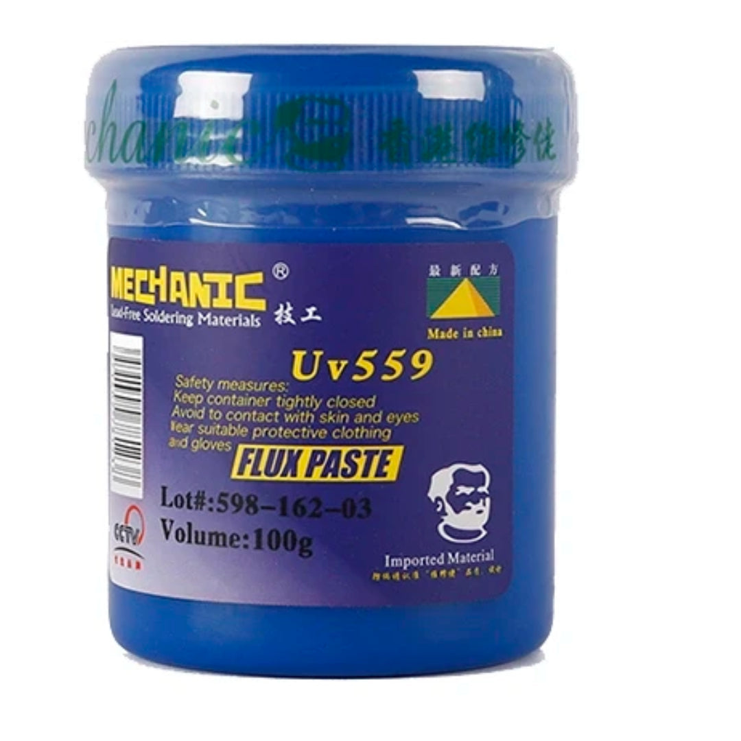 MECHANIC UV 559 JAR HALOGEN FREE FLUX PASTE 100G - Soldering Flux