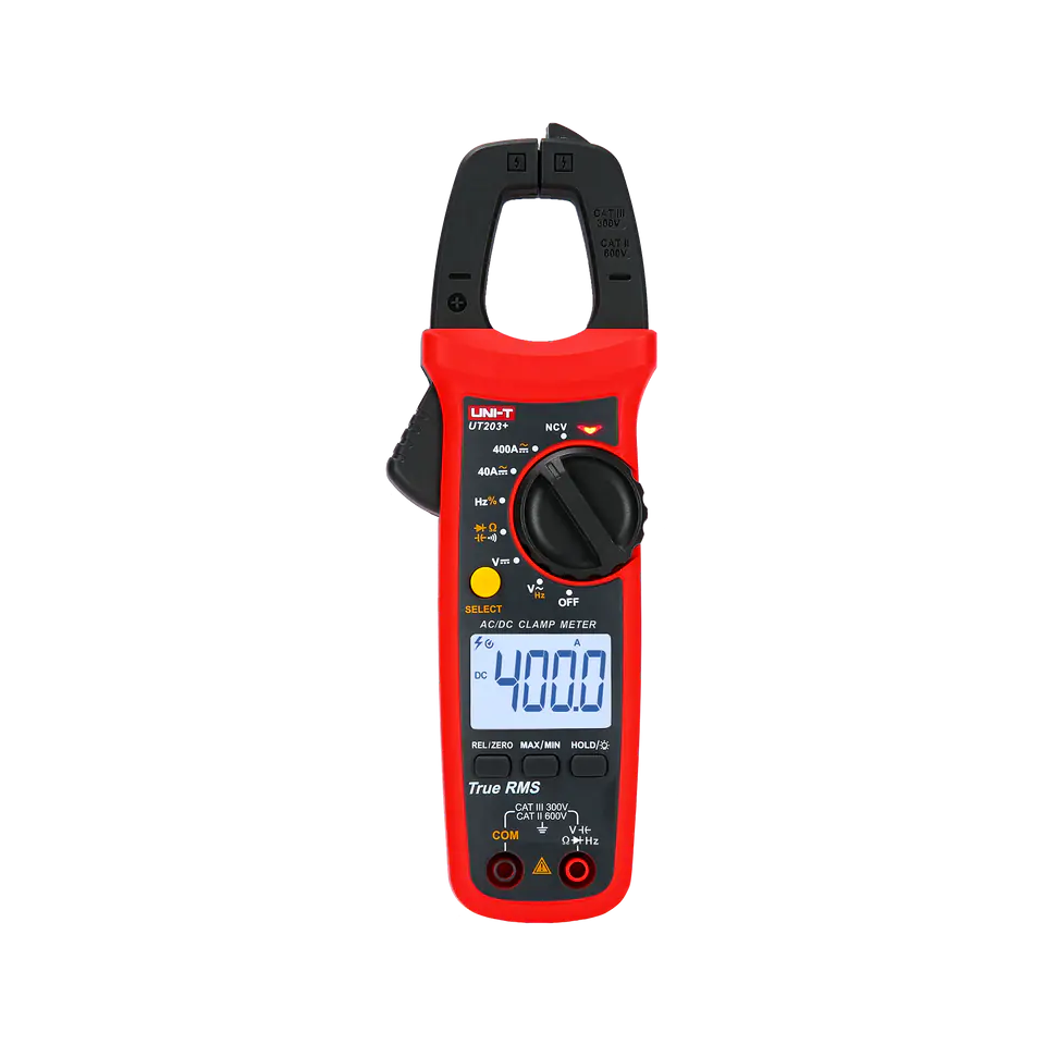UNI-T ut203+ Digital Clamp Multimeter DC AC Current Voltmeter 400-400A