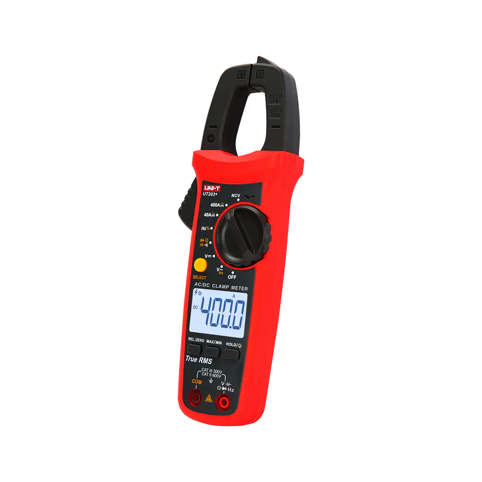UNI-T ut203+ Digital Clamp Multimeter DC AC Current Voltmeter 400-400A