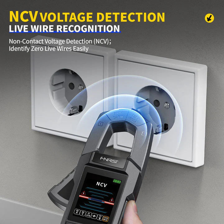 FNIRSI DMC-100 DC AC Current Voltage Clamp Meter Digital Multimeter