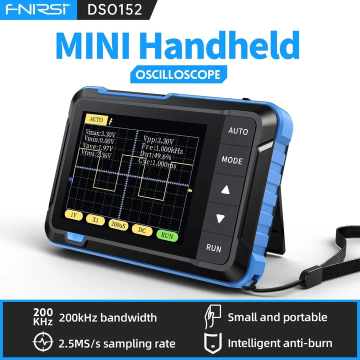 FNIRSI DSO-152 200KHz 2.5MS/s Mini Pocket Handheld Digital DSO Oscilloscope
