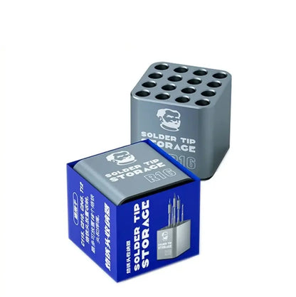 Mechanic R16 Soldering Tips Protection Storage Box Support C115 / C210 / C245 / T12 Tips