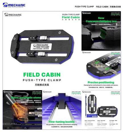 MECHANIC FIELD CABIN Push-Type Clamp Phone Motherboard Fixture
