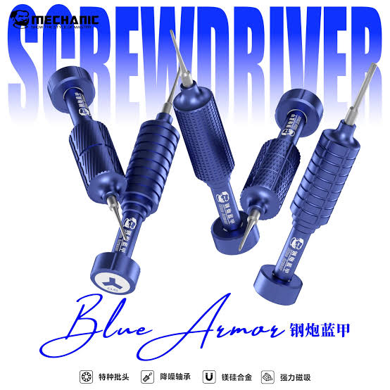 Mechanic Blue Armor 4-in-1 High Hardness Precision Magnetic Screwdriver Set 4pcs