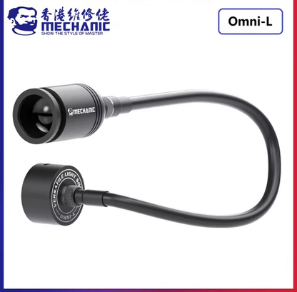 Mechanic Omni-L Portable Bendable 5W Microscope LED Light with Magnetic Base
