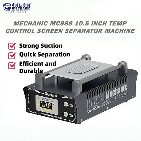 Mechanic MC988 10.5 inch Temp Control Screen Separator Machine