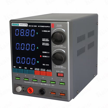 Sugon 3005PM 30V 5A 4-Digits Display LED High Precision Adjustable Switching DC Power Supply