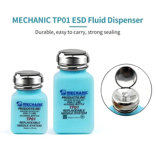 Mechanic Alcohol Bottle TP01 200ML Dispenser Plastic Liquid Bottle